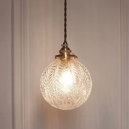 Suspension en verre d'inspiration vintage pour un éclairage d'ambiance Ceiling Lamp Electro Paris Transparent