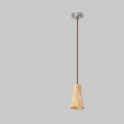 Suspension globe en bois naturel avec longueur de suspension réglable Ceiling Lamp Electro Paris B1 Célibataire