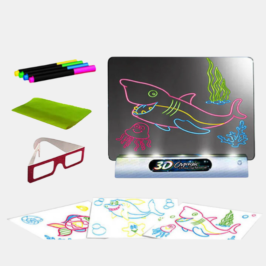 Tableau de Dessin Lumineux 3D – Tablette Créative Rétroéclairée Educational Toys Electro Paris