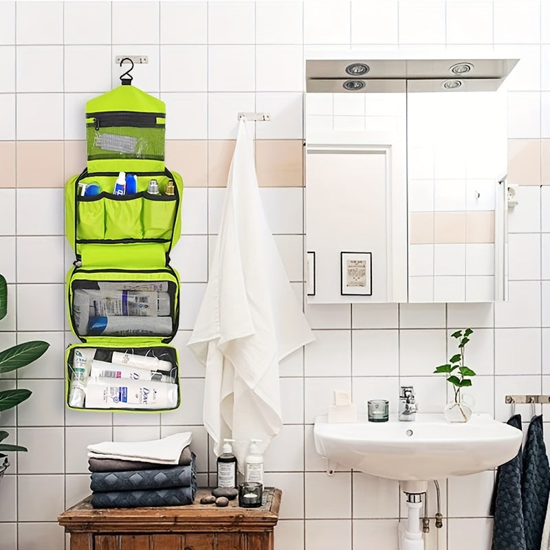 Trousse De Toilette De Voyage Suspendue Compacte Avec Compartiments Multiples Toilettes de camping Electro Paris