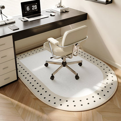 Tapis de Sol en Velours Beige – Confort Antidérapant pour Salon et Bureau Tapis Electro Paris