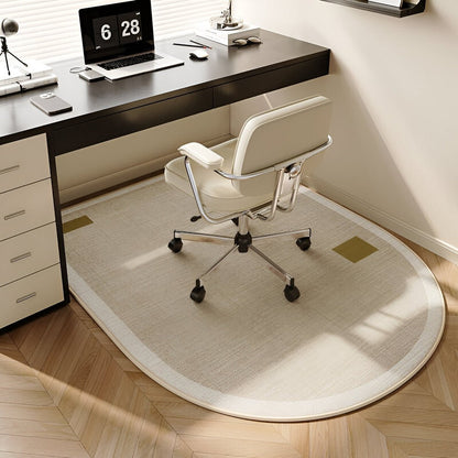 Tapis de Sol en Velours Beige – Confort Antidérapant pour Salon et Bureau Tapis Electro Paris