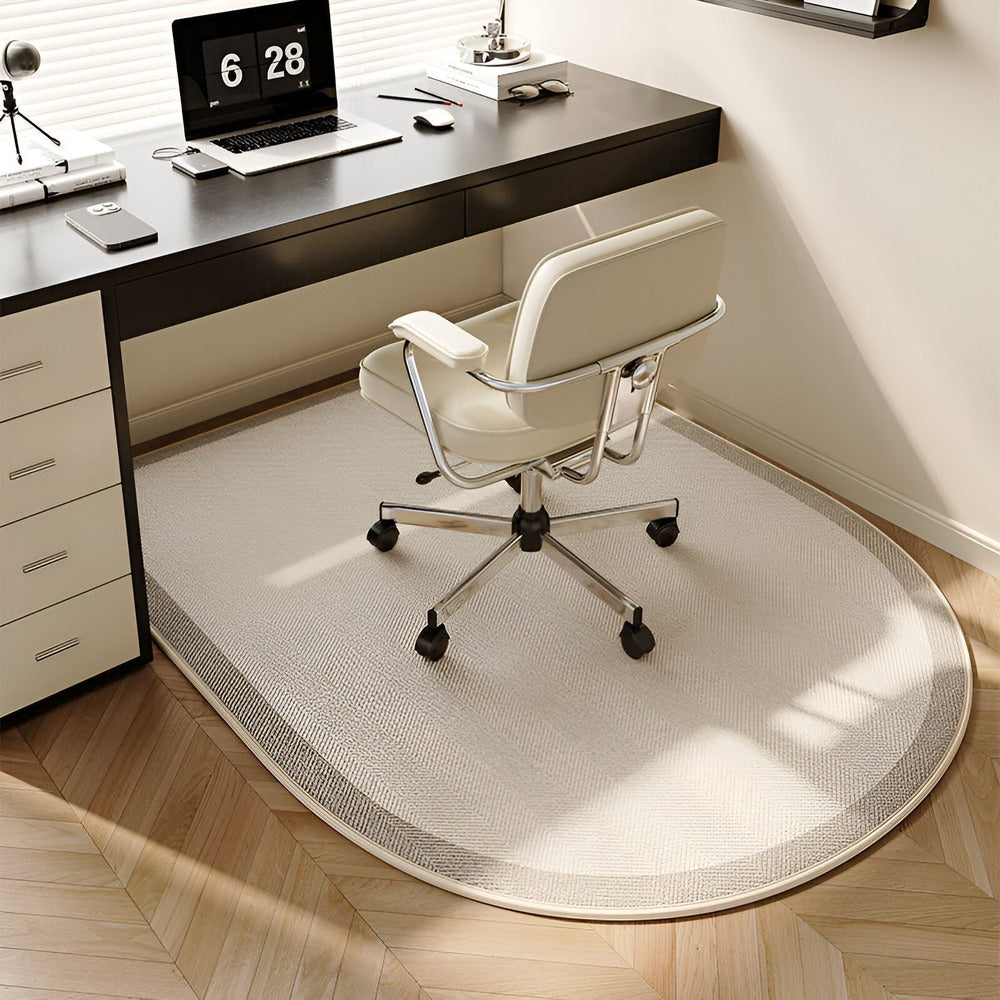 Tapis de Sol en Velours Beige – Confort Antidérapant pour Salon et Bureau Tapis Electro Paris E 60x90cm