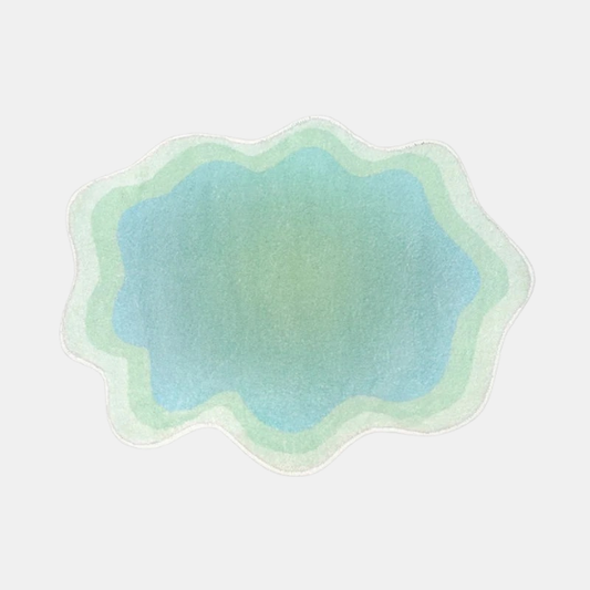 Tapis Décoratif Pastel Forme Organique