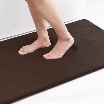 Tapis De Bain Antidérapant Confortable Et Super Absorbant Salle De Bain Tapis de bain Electro Paris Marron 41x61cm