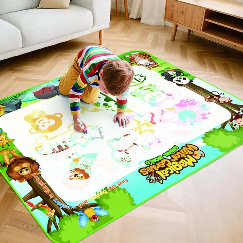 Tapis de Dessin à l'Eau Réutilisable pour Tout-Petits – Tapis de Gribouillage Magique Sans Dégâts Fournitures de dessin et de peinture Electro Paris