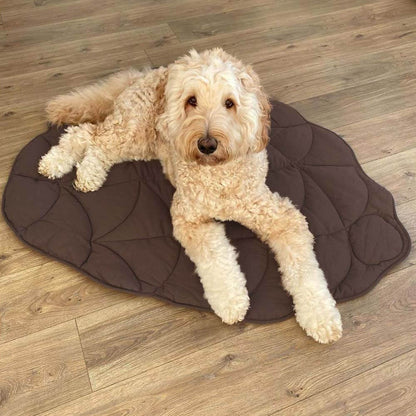 Couverture Imperméable pour Chien – Tapis Réversible en Peluche pour Animaux Couvertures et housses pour chiens Electro Paris Marron Taille Unique