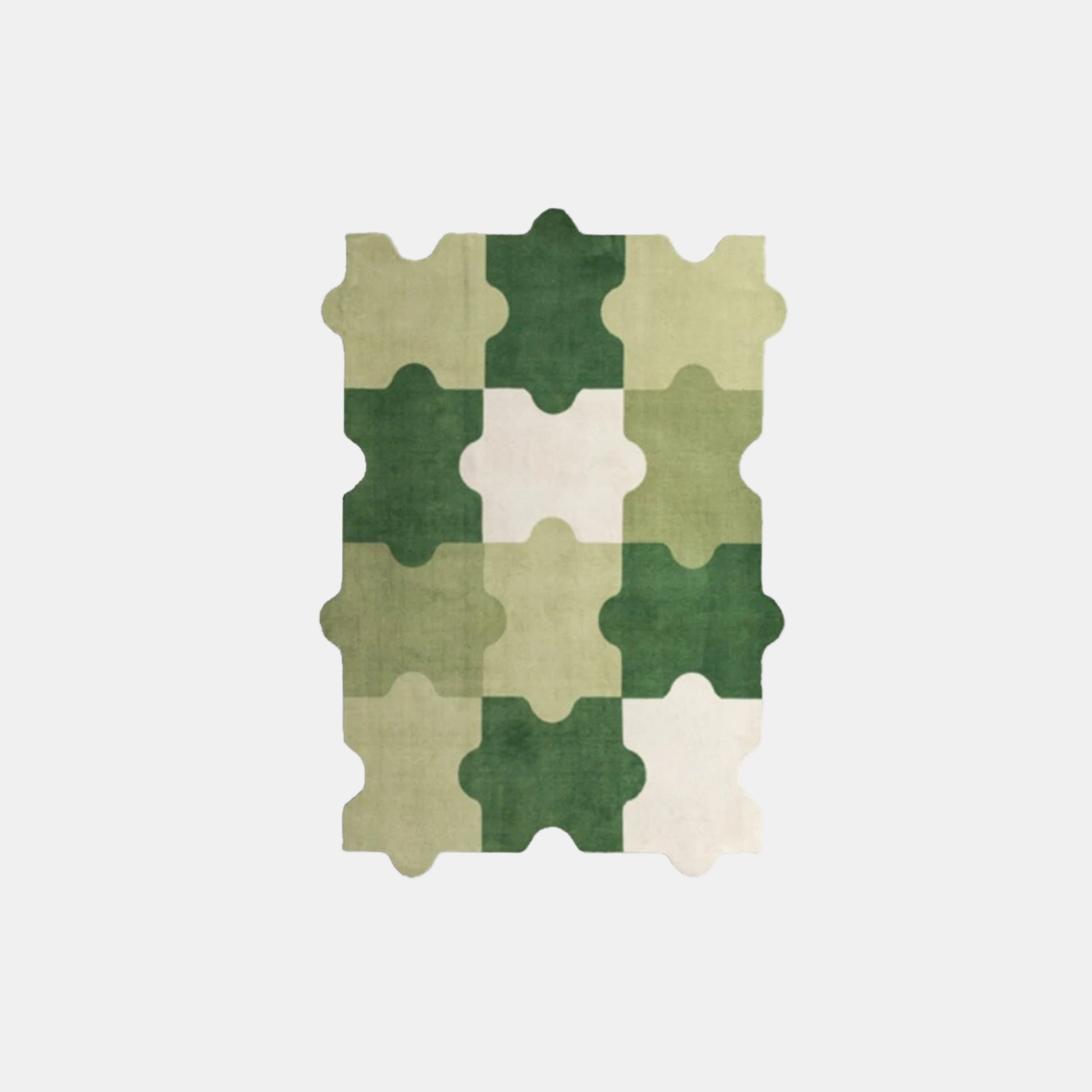 Tapis Puzzle Coloré Antidérapant en Polyester - Décoration Unique pour Salon Tapis Electro Paris A 3ft x 5ft (100 x 160cm)