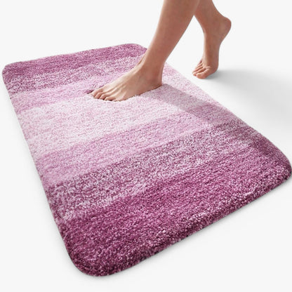 Tapis de Bain Super Absorbant pour Salle de Bain – Tapis Antidérapant à Séchage Rapide Tapis de bain et paillassons Electro Paris Rose 60x90 cm