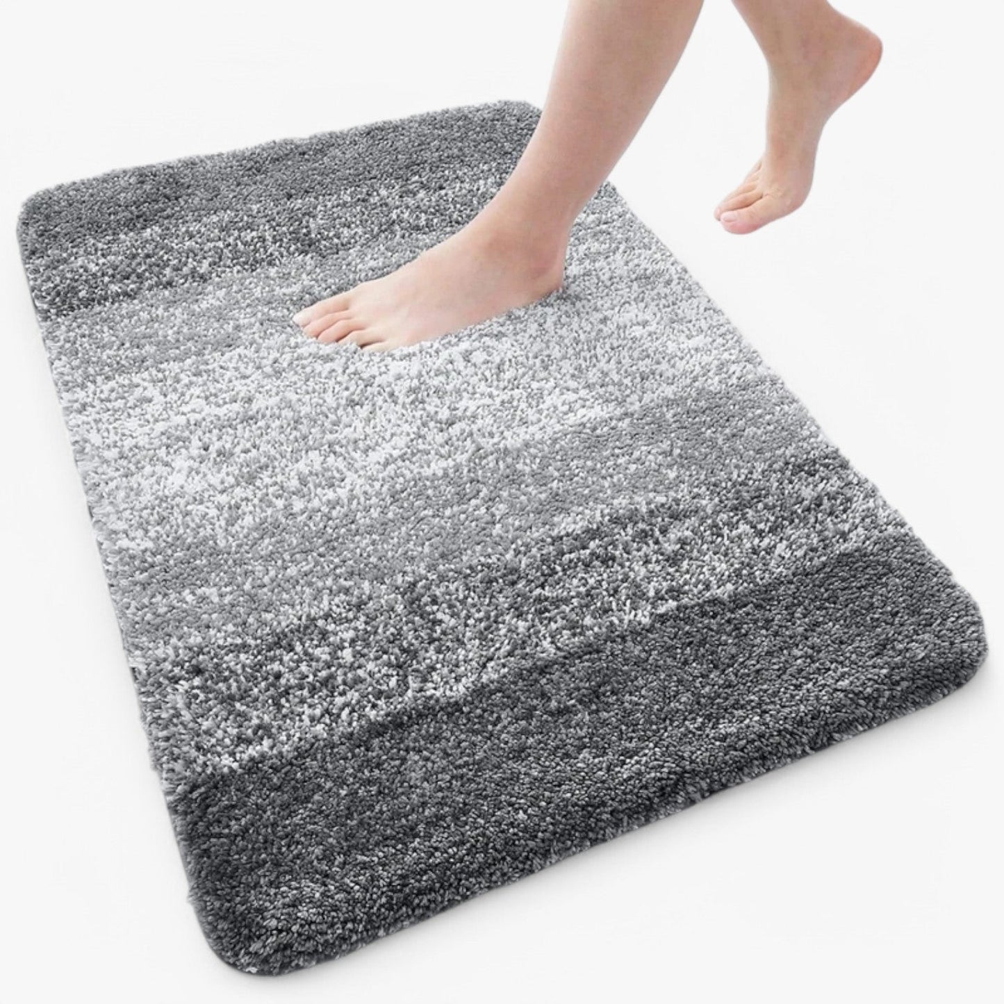 Tapis de Bain Super Absorbant pour Salle de Bain – Tapis Antidérapant à Séchage Rapide Tapis de bain et paillassons Electro Paris Gris 60x90 cm