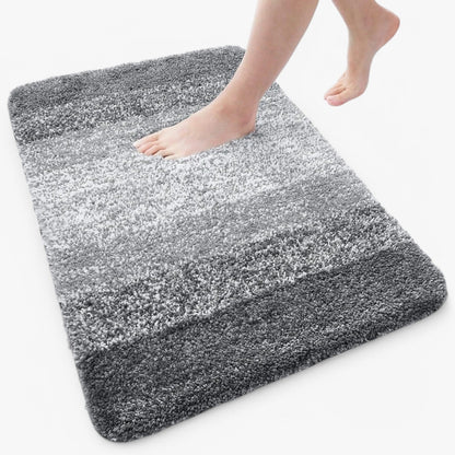 Tapis de Bain Super Absorbant pour Salle de Bain – Tapis Antidérapant à Séchage Rapide Tapis de bain et paillassons Electro Paris Gris 60x90 cm