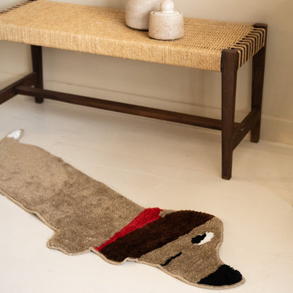 Tapis de Bain Antidérapant en Forme de Teckel Amusant et Douillet Tapis de bain Electro Paris