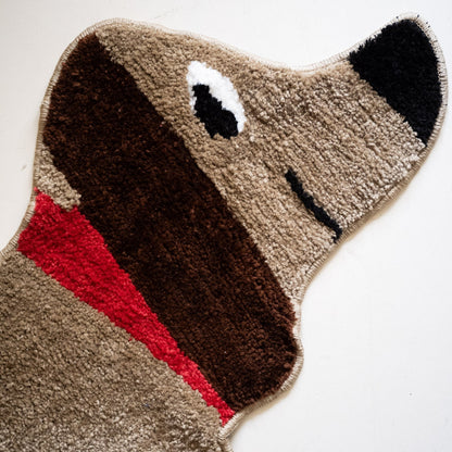 Tapis de Bain Antidérapant en Forme de Teckel Amusant et Douillet Tapis de bain Electro Paris