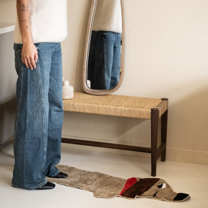 Tapis de Bain Antidérapant en Forme de Teckel Amusant et Douillet Tapis de bain Electro Paris