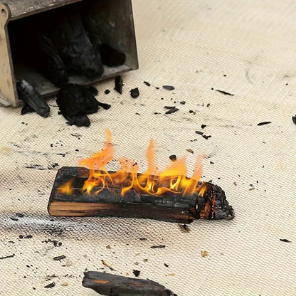 Tapis Ignifuge pour Gril et Terrasse – Protection Résistante à la Chaleur pour BBQ et Braséro Mobilier de patio et de jardin Electro Paris