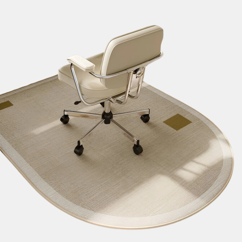 Tapis de Sol en Velours Beige – Confort Antidérapant pour Salon et Bureau Tapis Electro Paris A 60x90cm