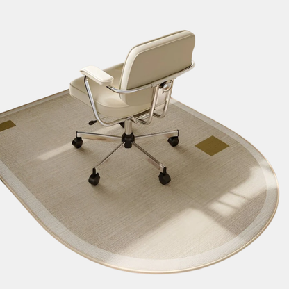 Tapis de Sol en Velours Beige – Confort Antidérapant pour Salon et Bureau Tapis Electro Paris A 60x90cm
