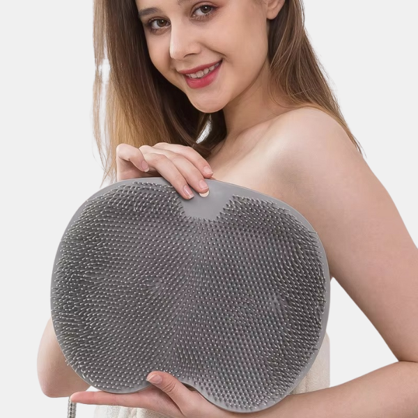 Tapis de Bain Massant Antidérapant – Coussin de Pression pour Stimuler la Circulation Electro Paris Gris 25*30cm