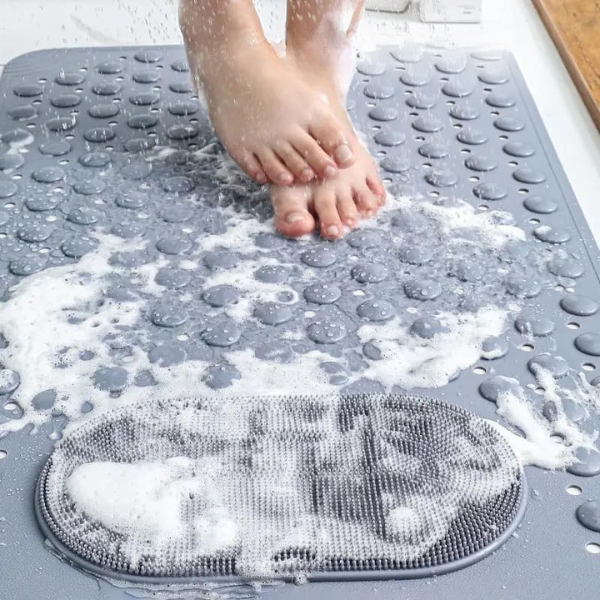 Tapis de Douche Sécurisé – Antidérapant avec Ventouses et Massage Pieds Electro Paris