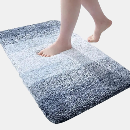 Tapis de Salle de Bain Antidérapant et à Séchage Rapide pour Douche Badmattor Electro Paris Bleu foncé 40*60cm