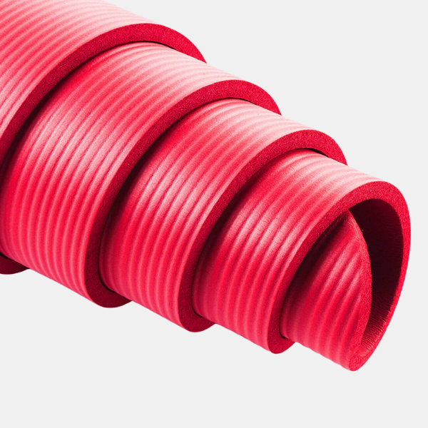 Tapis de Yoga Chauffant Pliable – Extra Épais et Haute Densité Thick Yoga Mat Electro Paris Rouge