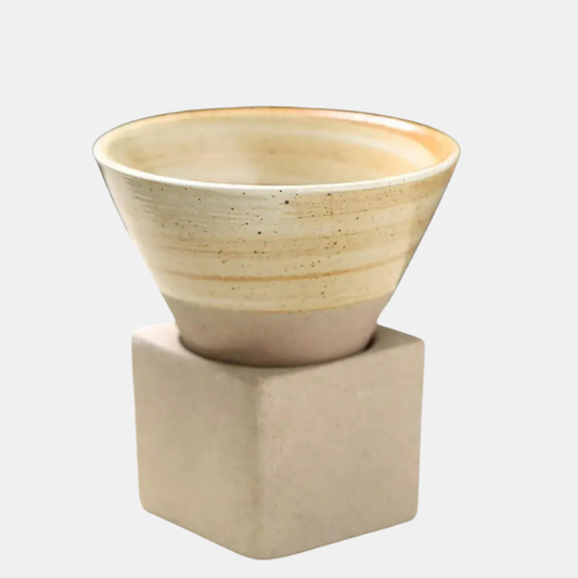 Tasse Espresso Conique – Artisanat Élégant Electro Paris Beige 100ml (3,52 oz)