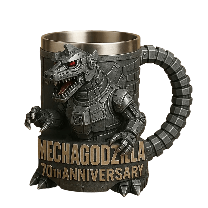 Tasse à Café Créative en Céramique 3D – Design de Monstre Amusant pour un Moment Café Original Tasses Electro Paris Mechagodzilla