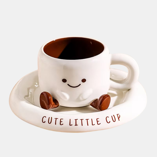 Tasse et Soucoupe Élégante – Design Luno Mini Drinkware & Cups Electro Paris