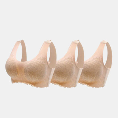 Soutien-Gorge Ultra-Confort – Maintien Toute La Journée Avec Un Ajustement Tout En Douceur (Lot De 3) Bras Electro Paris Beige M