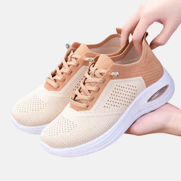 Chaussures Orthopédiques à Enfiler pour Femmes – Soutien et Ajustement Sans Effort Shoes Electro Paris Beige 36