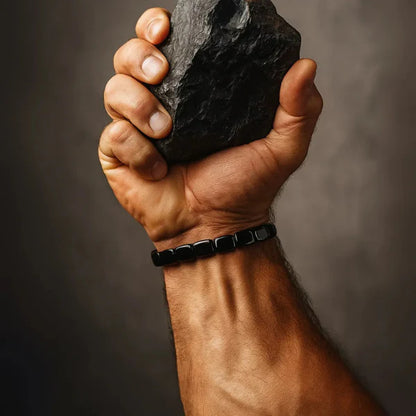 Bracelet Hématite pour Homme – Élégance, Force & Énergie Stylée Bracelets Electro Paris