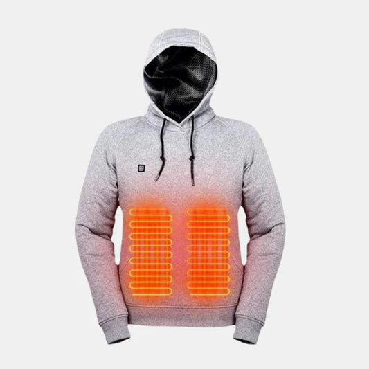 Sweat À Capuche Chauffant Pour Femme – Chaleur Parfaite Pour Les Journées Fraîches Men Jackets Electro Paris Gris S