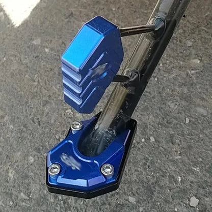 Plaque d’Extension de Béquille de Moto – Large Base Antidérapante de Support Tools Electro Paris Bleue