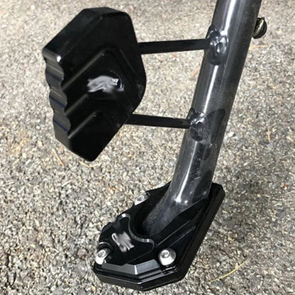 Plaque d’Extension de Béquille de Moto – Large Base Antidérapante de Support Tools Electro Paris Noire