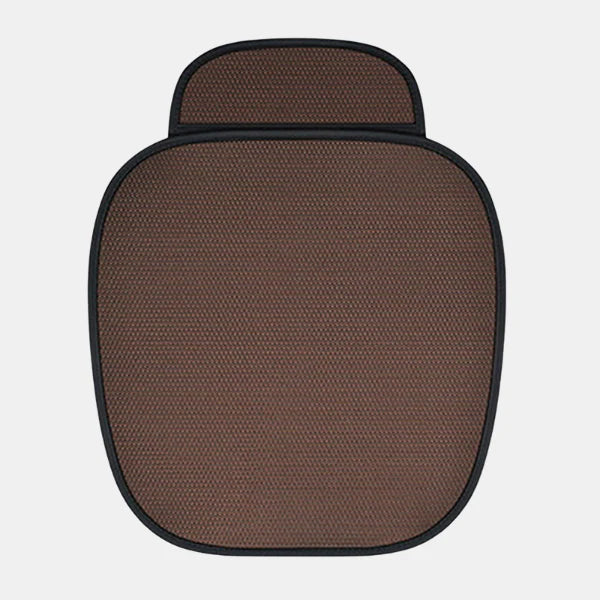 Coussin de Siège Auto Ergonomique – Design Respirant et Anti-Douleur Car Accessories Electro Paris Brun 1 pièce - Coussin carré (siège avant)