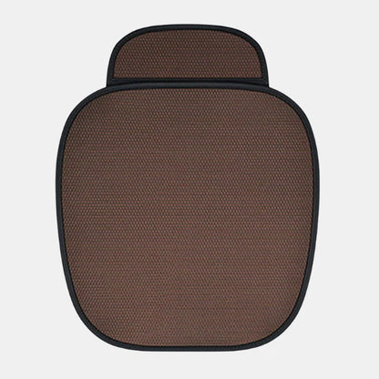 Coussin de Siège Auto Ergonomique – Design Respirant et Anti-Douleur Car Accessories Electro Paris Brun 1 pièce - Coussin carré (siège avant)