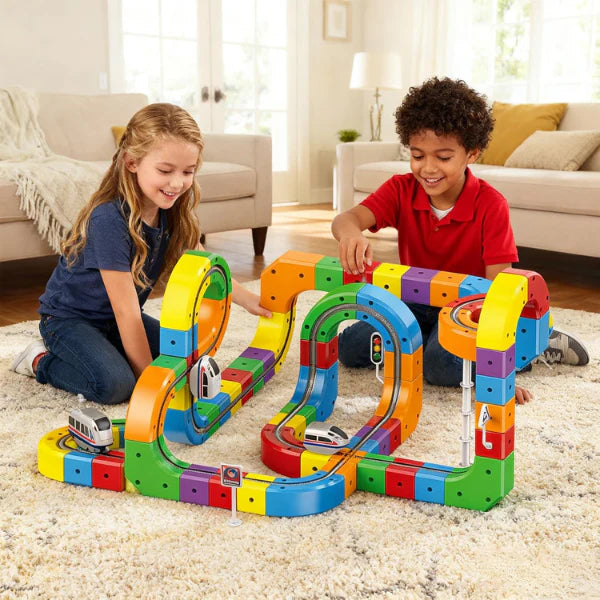 Jouet de Train Électrique – Circuit d’Apprentissage STEM 3D pour Enfants Toys Electro Paris