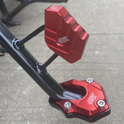Plaque d’Extension de Béquille de Moto – Large Base Antidérapante de Support Tools Electro Paris Rouge