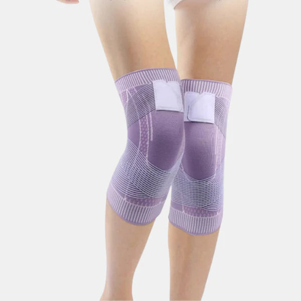 Manchon de Compression Réglable pour Genou – Bande de Soutien avec Sangle Sécurisée Brace Electro Paris