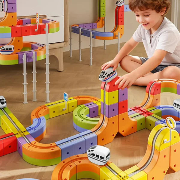 Jouet de Train Électrique – Circuit d’Apprentissage STEM 3D pour Enfants Toys Electro Paris