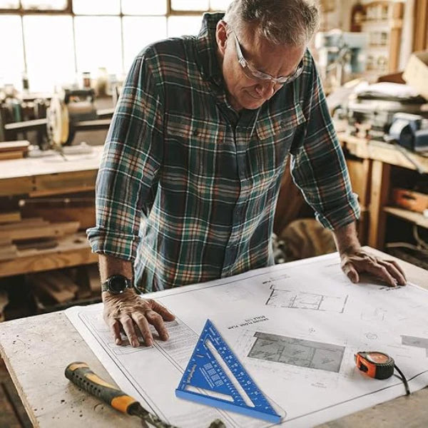 Équerre de Menuiserie – Design Durable en Alliage d’Aluminium Measuring tool Electro Paris