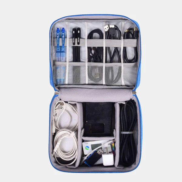 Sac Organisateur pour Électronique avec Plusieurs Compartiments – Solution de Rangement Intelligente Cosmetic & Toiletry Bags Electro Paris