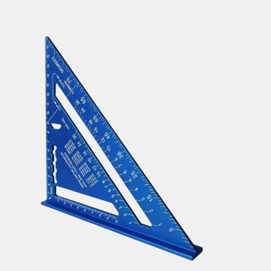 Équerre de Menuiserie – Design Durable en Alliage d’Aluminium Measuring tool Electro Paris Bleu 18 cm