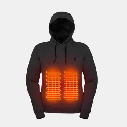 Sweat À Capuche Chauffant Pour Femme – Chaleur Parfaite Pour Les Journées Fraîches Men Jackets Electro Paris Noir S