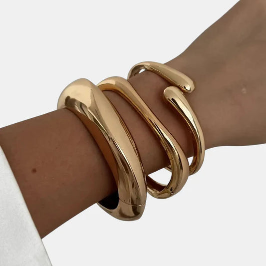 Bracelet Manchette Vintage – Bijou de Poignet Stylé et Unique Bracelets Electro Paris Or