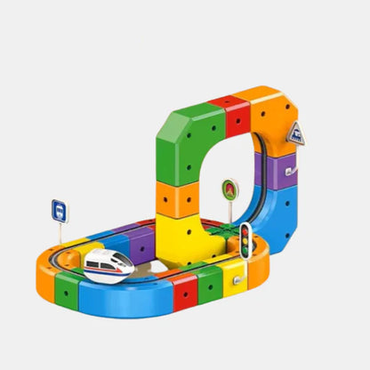 Jouet de Train Électrique – Circuit d’Apprentissage STEM 3D pour Enfants Toys Electro Paris 51 pièces