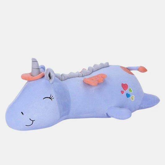 Peluche Licorne Lumineuse – Un Ami Câlin avec une Lueur Arc-en-Ciel Magique à LED Lighting Electro Paris Bleu 60CM