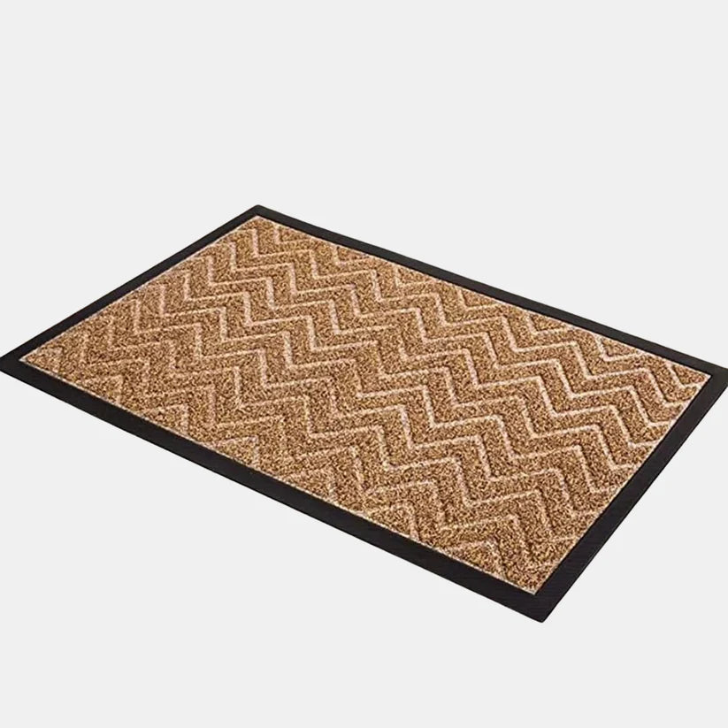 Paillasson en Caoutchouc Durable – Protection Antidérapante pour Toutes les Entrées Door Mats Electro Paris Brun