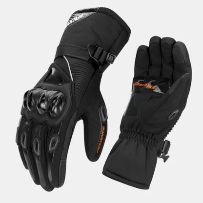 Gants de Moto Thermiques Isolés – Isolation Durable pour une Conduite en Toute Sécurité Gloves Electro Paris Noir S