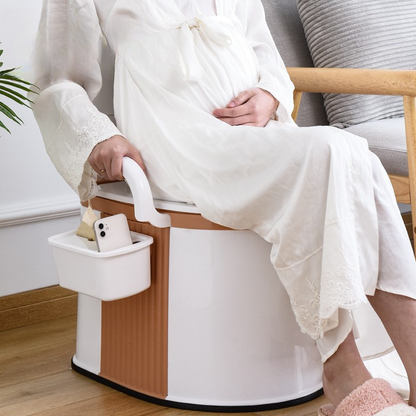 Toilettes Portables Pliables pour Adultes – WC de Voyage et Camping pour Seniors Toilettes de camping Electro Paris Orange